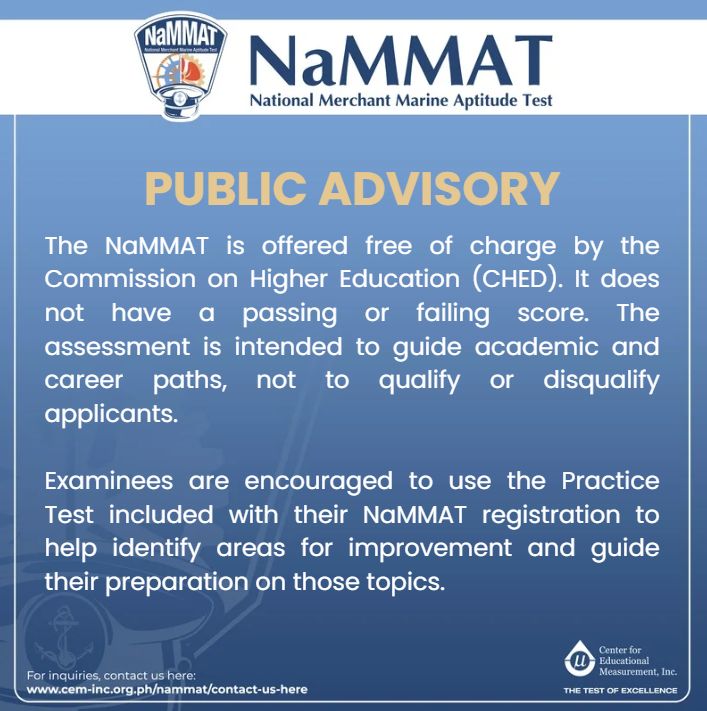 NaMMAT Public Advisory