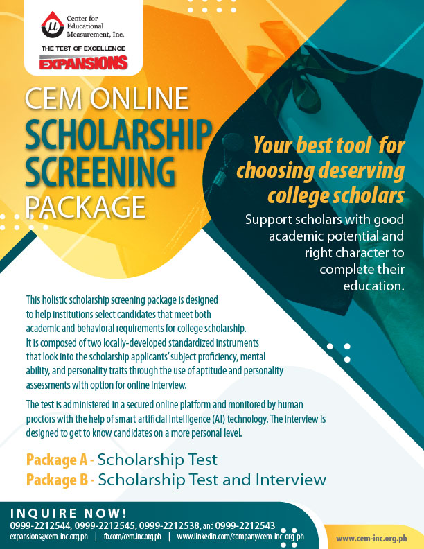CEM Scholarship Screening Package