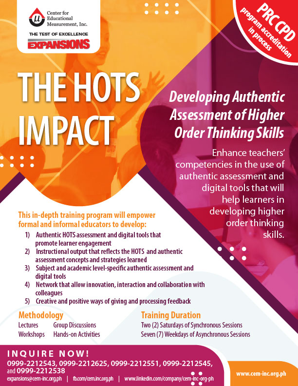 The HOTS Impact: Developing Authentic Assessments of Higher Order Thinking Skills
