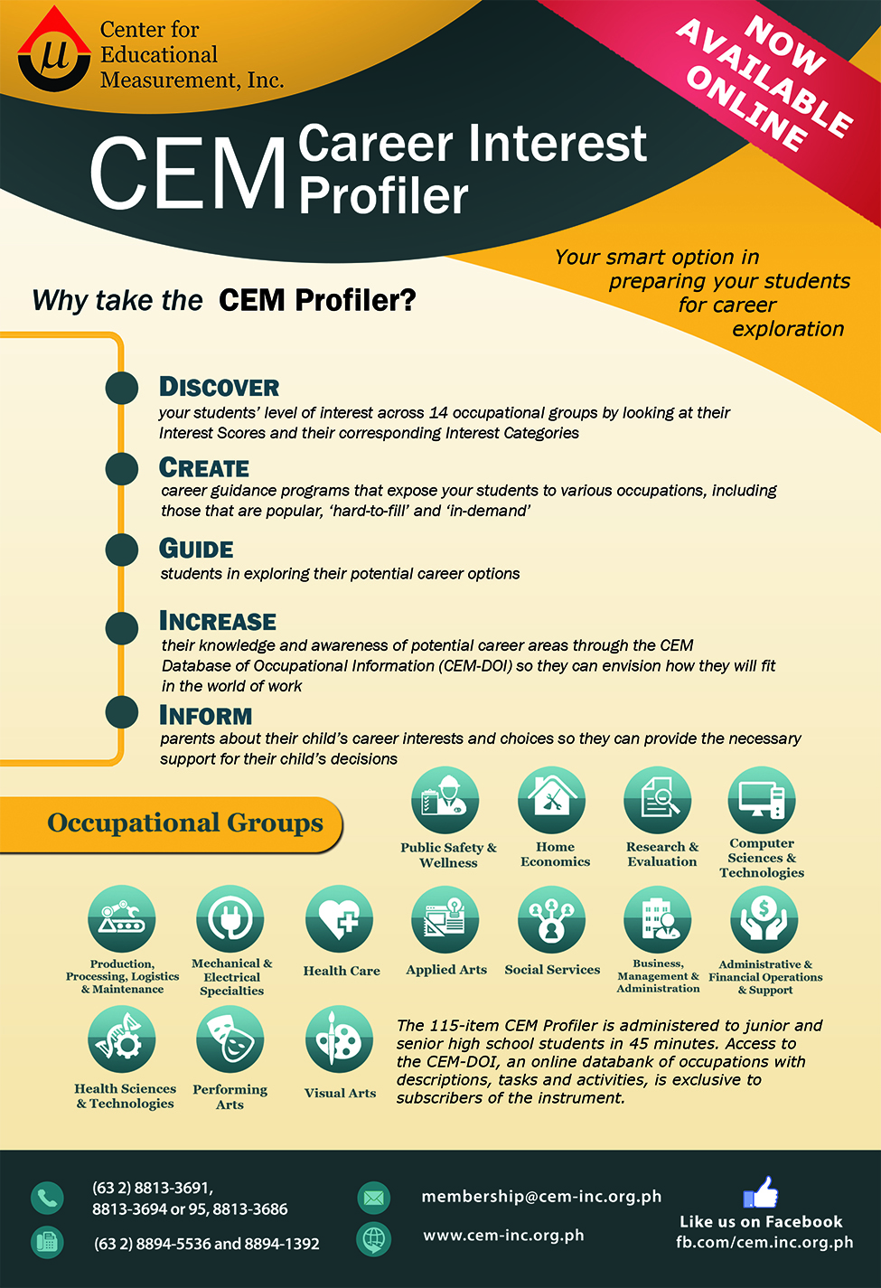 CEM Career Interest Profiler (CEM Profiler)
