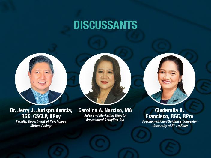 DISCUSSANTS - Dr. Jerry J. Jurisprudencia, Carolina A. Narciso, and Cinderella R. Francisco