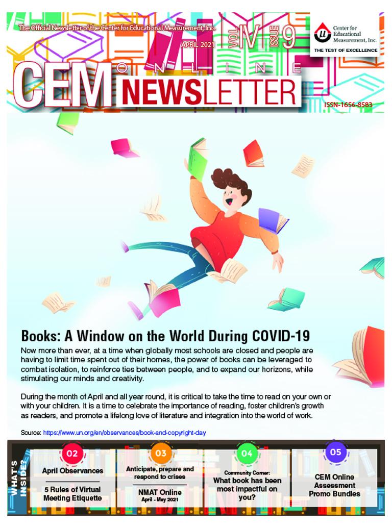 CEM Online Newsletter Vol. IV, Issue 09 (April 2021)