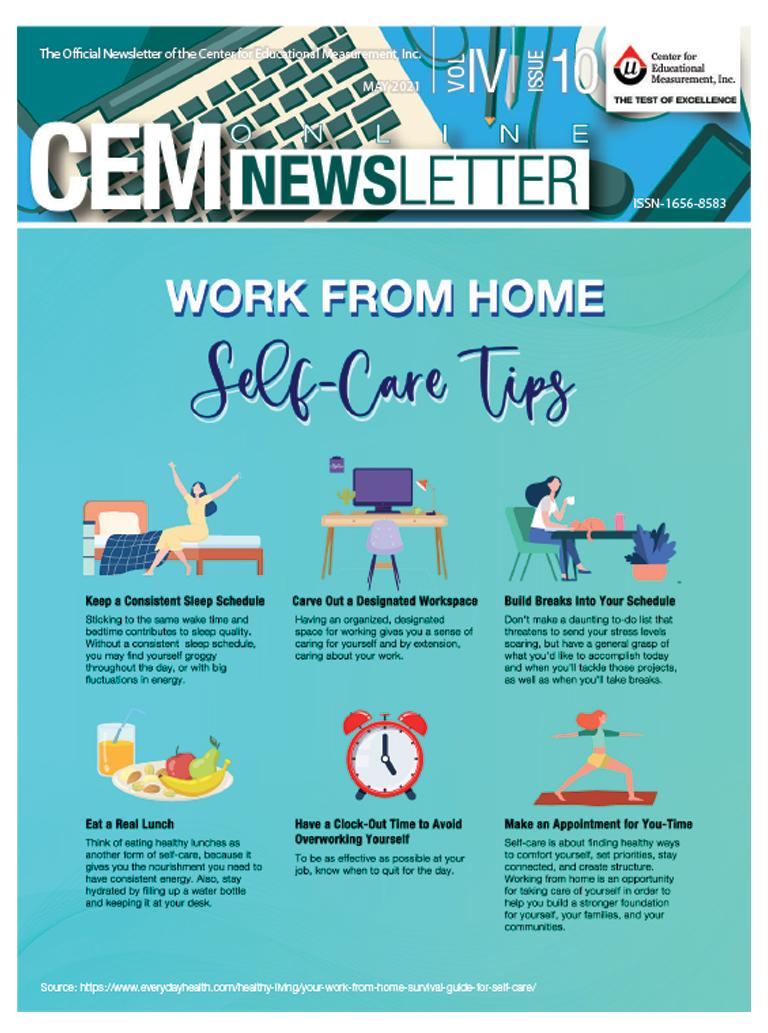 CEM Online Newsletter Vol. IV, Issue 10 (May 2021)