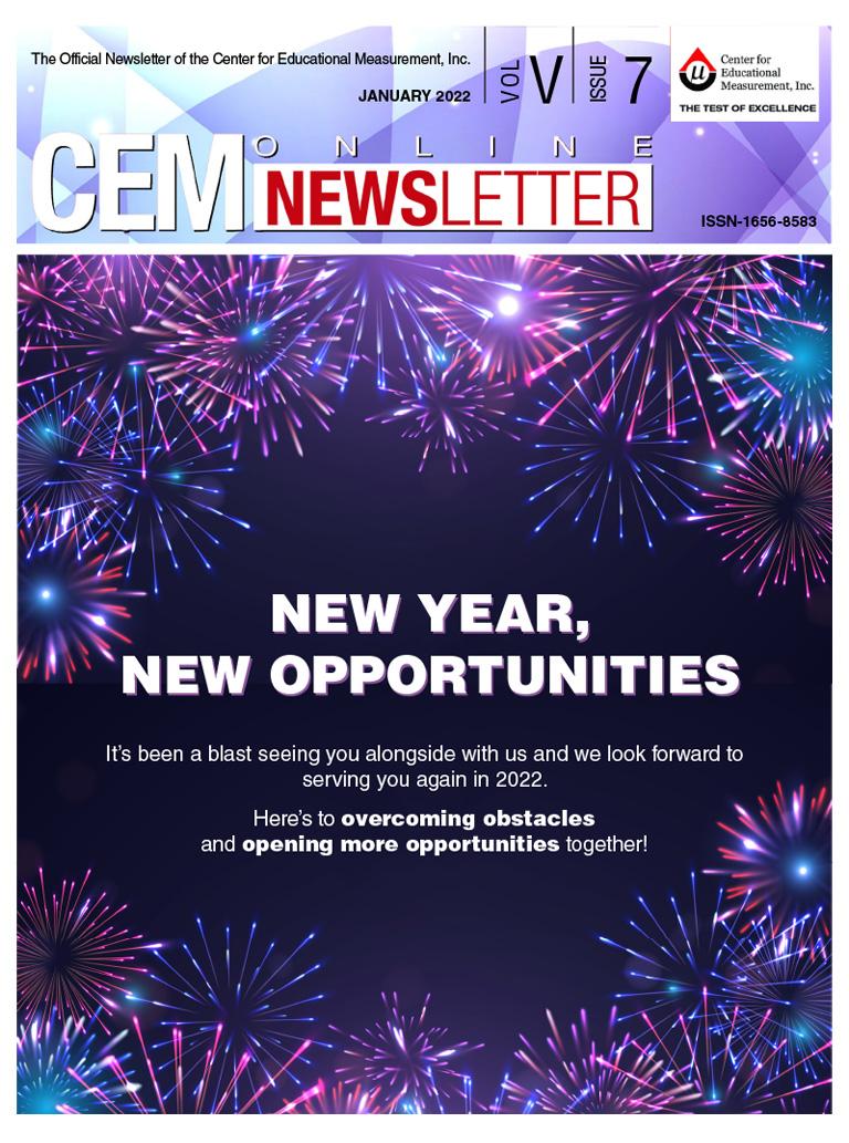 CEM Online Newsletter Vol. V, Issue 07 - (January 2022)