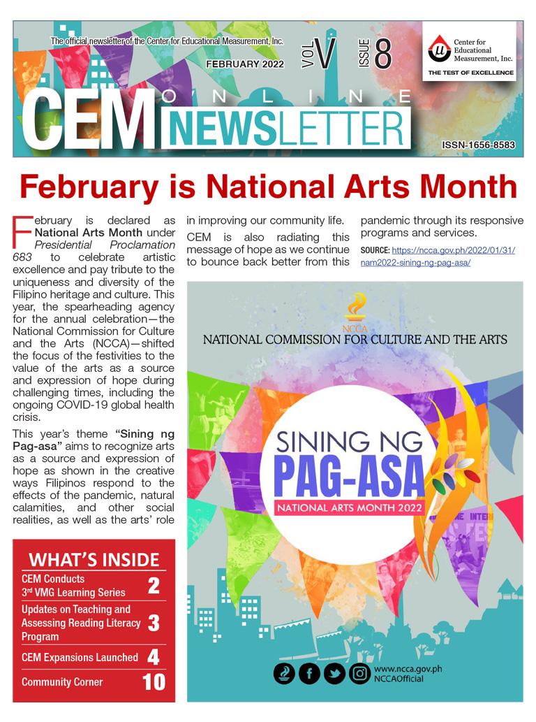 CEM Online Newsletter Vol. V, Issue 02 (February 2022)