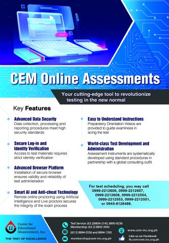 CEM Online Assessments