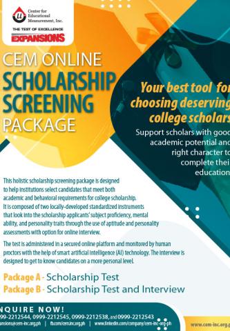 CEM Scholarship Screening Package
