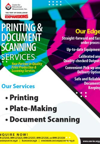 Printing and Document Scanning Services