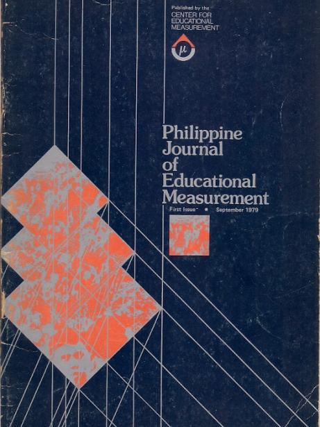 Philippine Journal of Educational Measurement Vol.1 No.1 1979