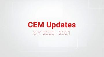 CEM Updates S.Y. 2020-2021